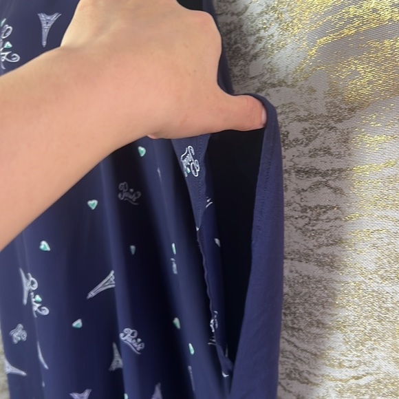 Penningtons In Every Story Sheer Paris Eiffle Cold Shoulder Top Size 4X - Picture 6 of 12